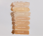 Fusion semi-loose mineral powder